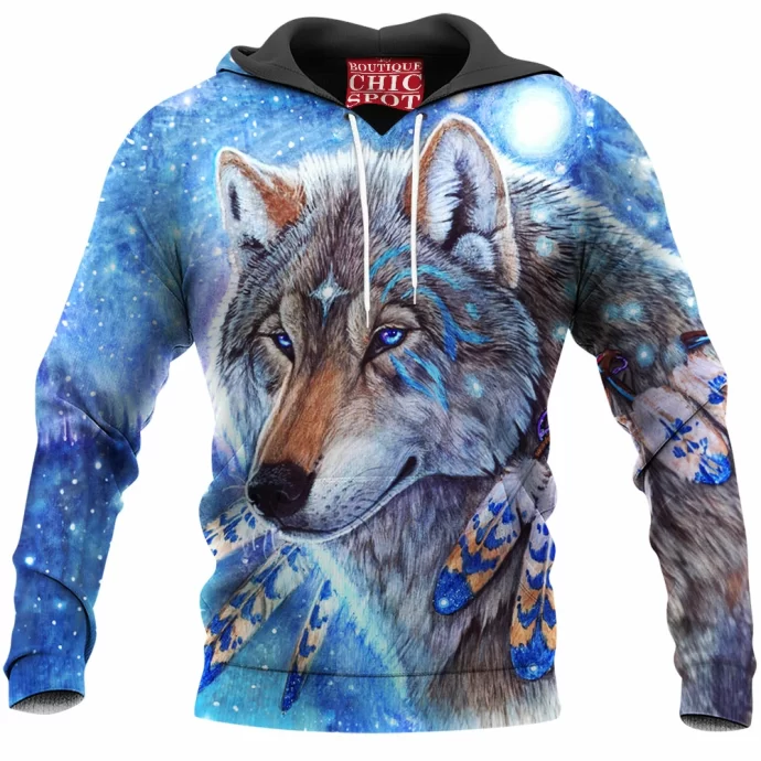 Mystic Spirit Wolf Hoodie