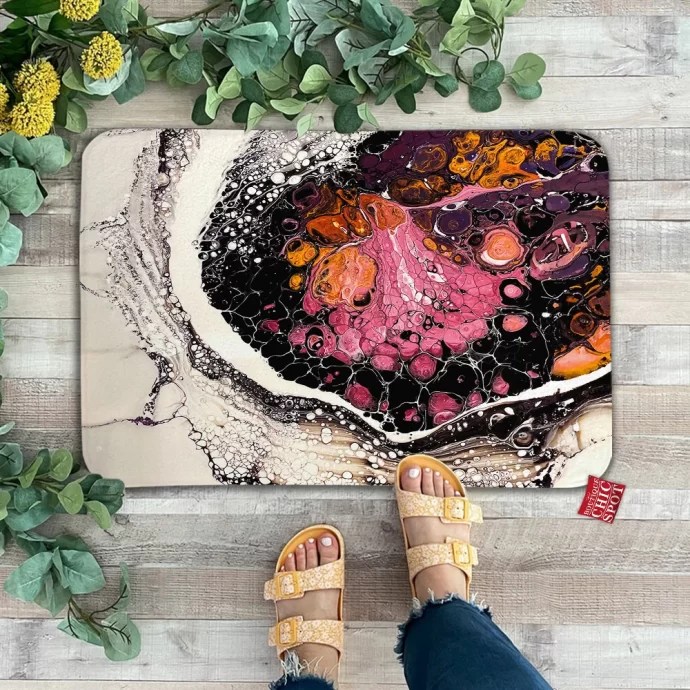 Anatomy Of A Universe Acrylic Fluid Doormat