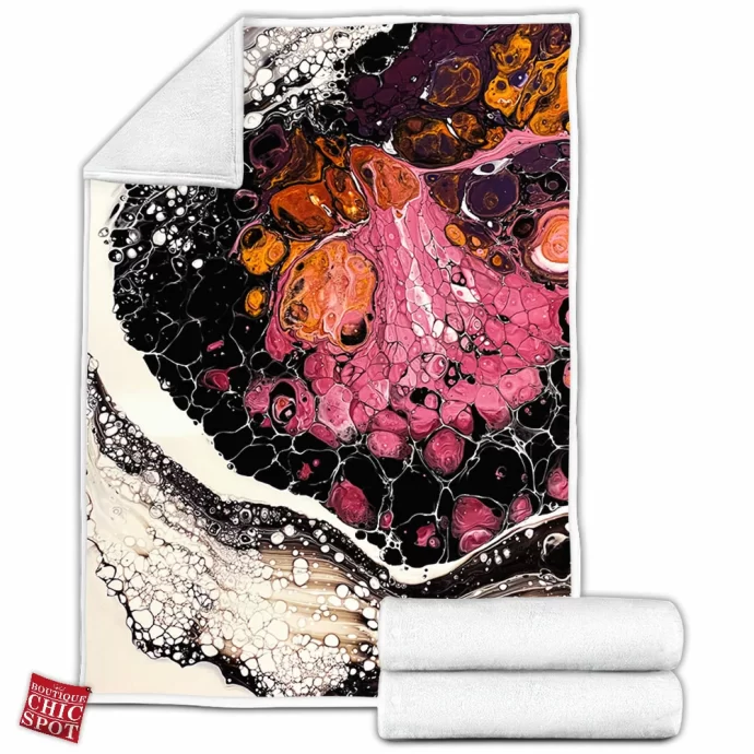 Anatomy Of A Universe Acrylic Fluid Fleece Blanket