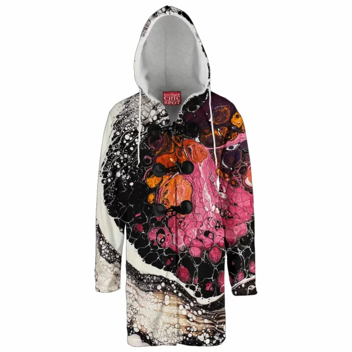 Anatomy Of A Universe Acrylic Fluid Hooded Cloak Coat