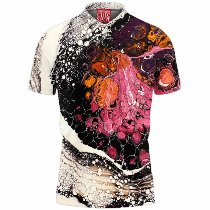 Anatomy Of A Universe Acrylic Fluid Polo Shirt