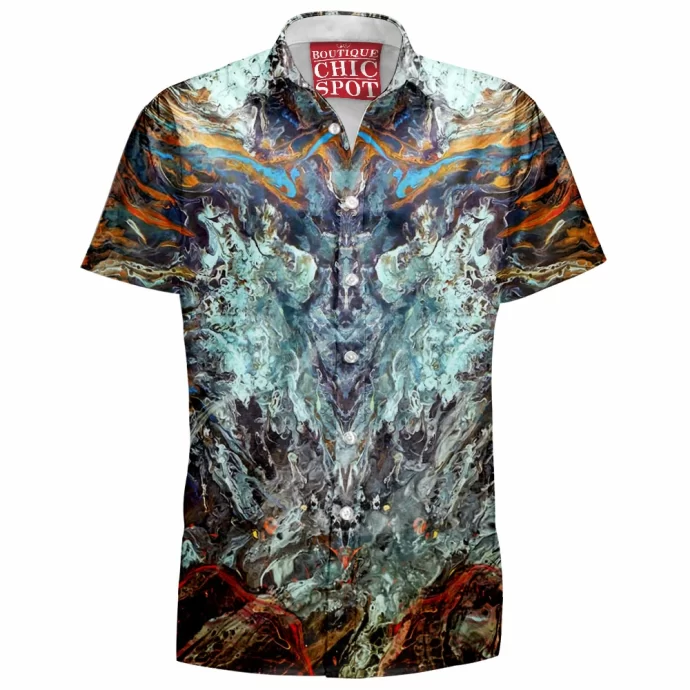 Psychedelic Rorschach Untitled Hawaiian Shirt