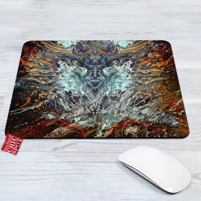 Psychedelic Rorschach Untitled Mouse Pad