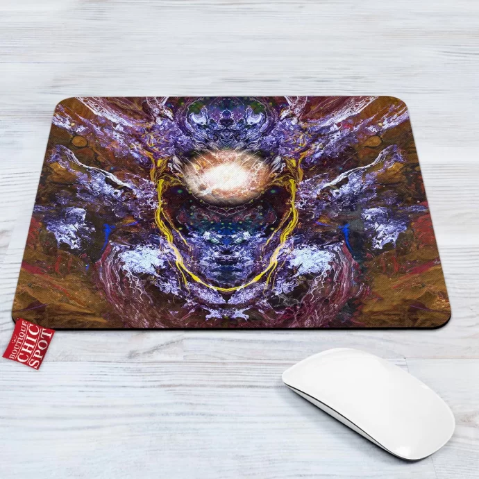 Psychedelic Rorschach Untitled Mouse Pad