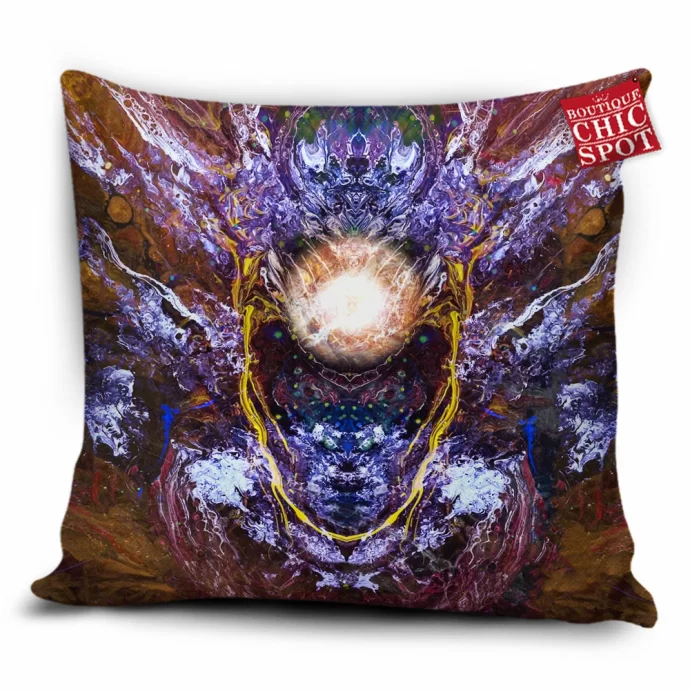 Psychedelic Rorschach Untitled Pillow Cover