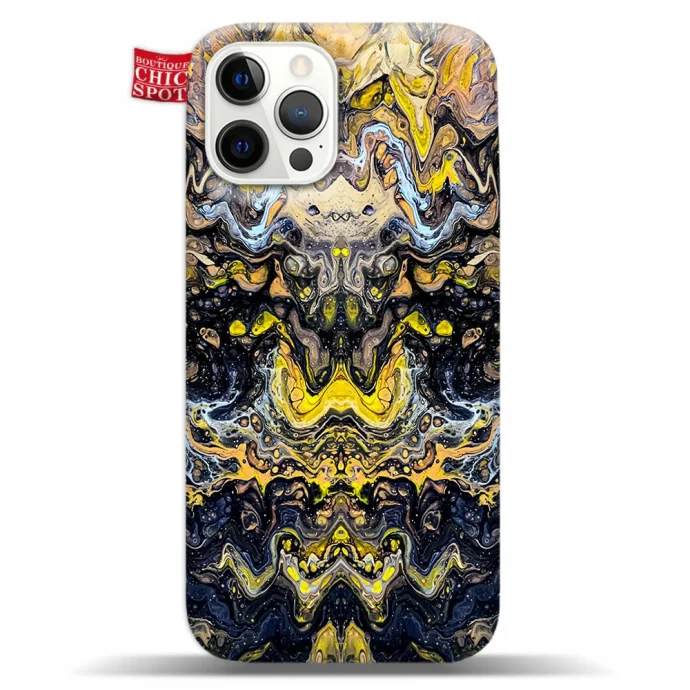 Digital Edit Of Acrylic Painting Untitled Phone Case Iphone