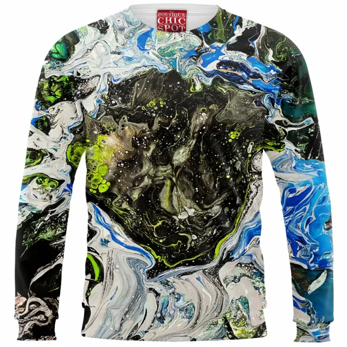 Acrylic Fluid Painting Untitled Sweatshirt