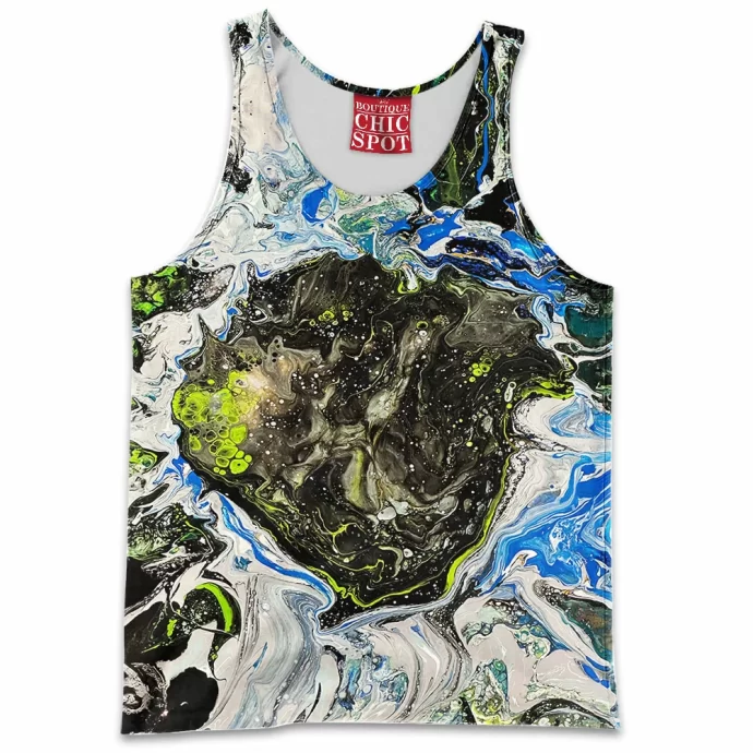 Acrylic Fluid Painting Untitled Tank Top