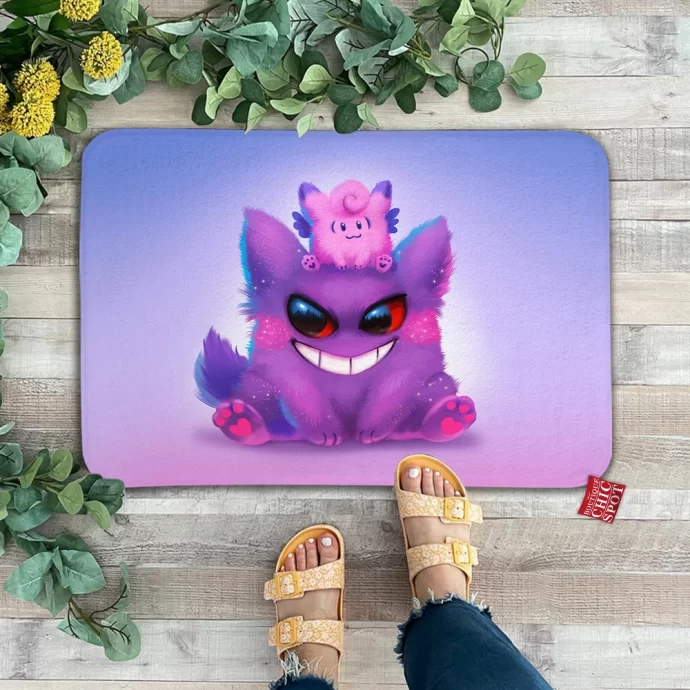 Gengar And Clefable Doormat