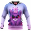 Anime Fleece-Hoodie, Gengar Fleece-Hoodie, Pokemon Fleece-Hoodie
