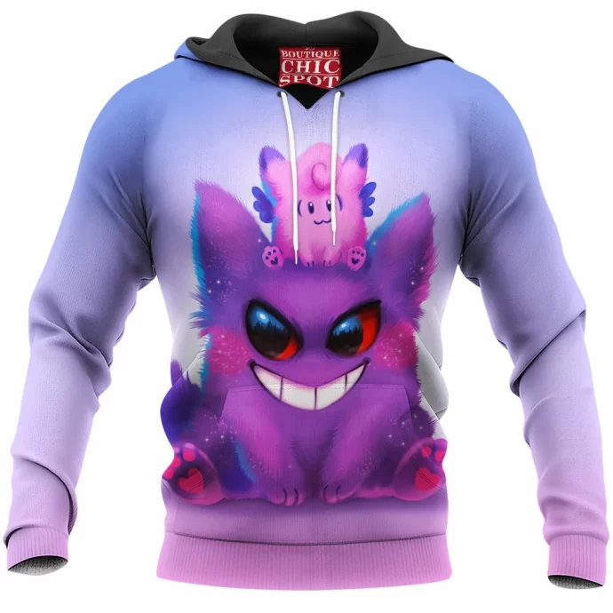 Gengar And Clefable Hoodie