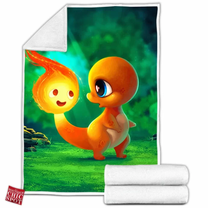 Charmander Fleece Blanket