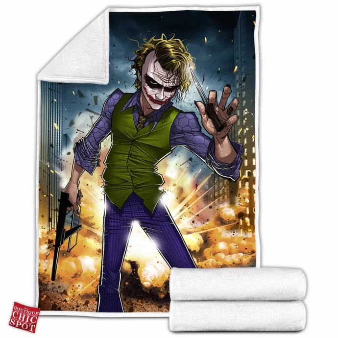 Why So Serious Fleece Blanket