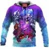 Anime Fleece-Hoodie, Pokemon Fleece-Hoodie, Ghost Type Fleece-Hoodie