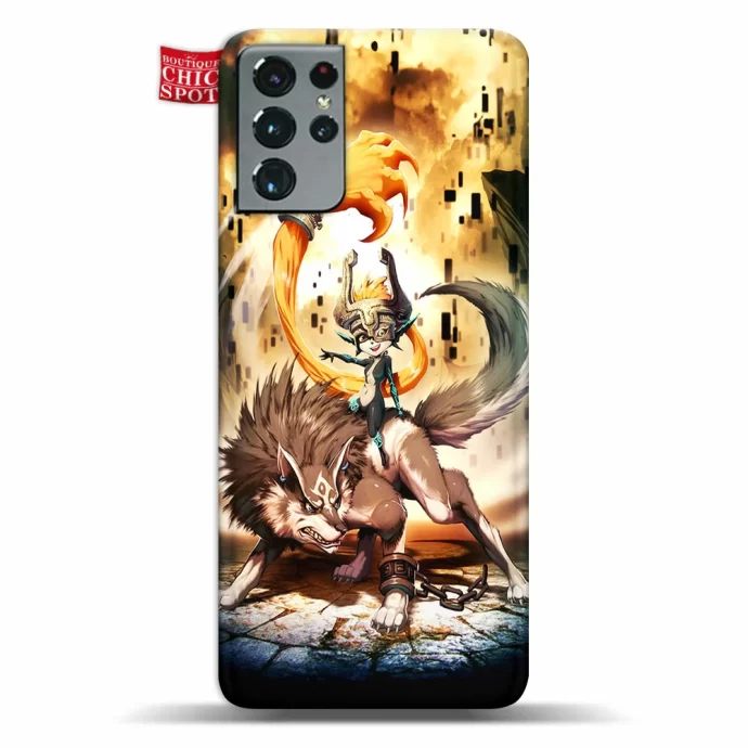 Zelda Midna And Wolf Link Phone Case Samsung