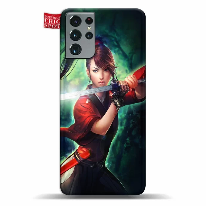 Samurai Girl Phone Case Samsung