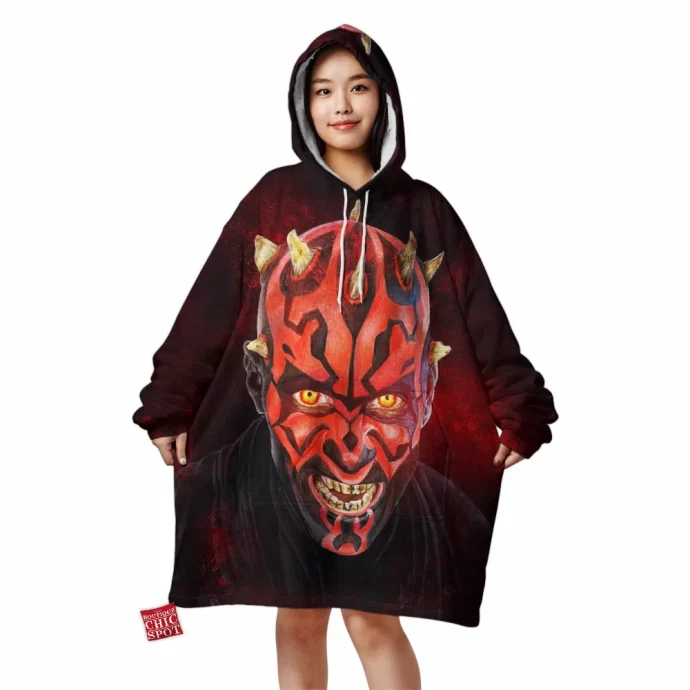 Darth Maul Blanket Hoodie