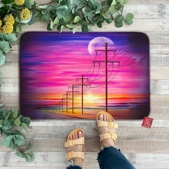 Oceanside Sunset Doormat