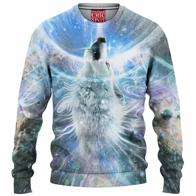 Wolf Knitted Sweater