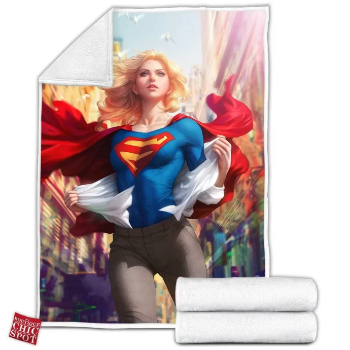 Supergirl Fleece Blanket