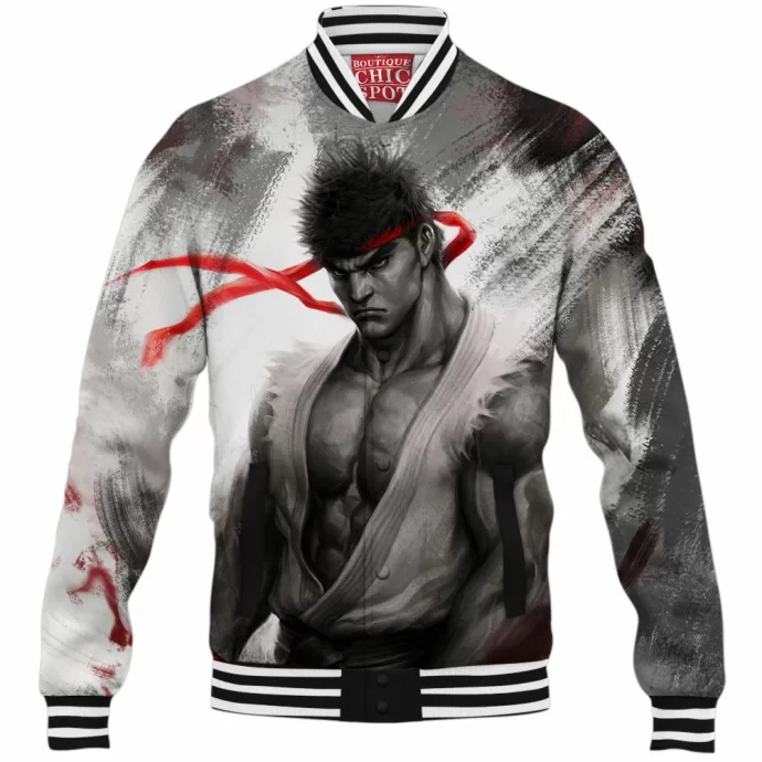 Ryu Street Fighter Baseball Jacket