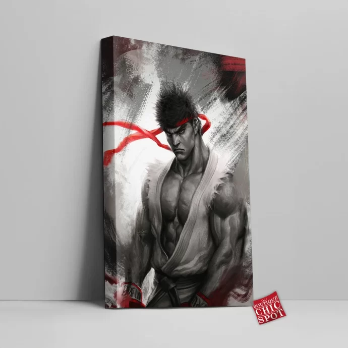 Ryu Street Fighter Canvas Wall Art