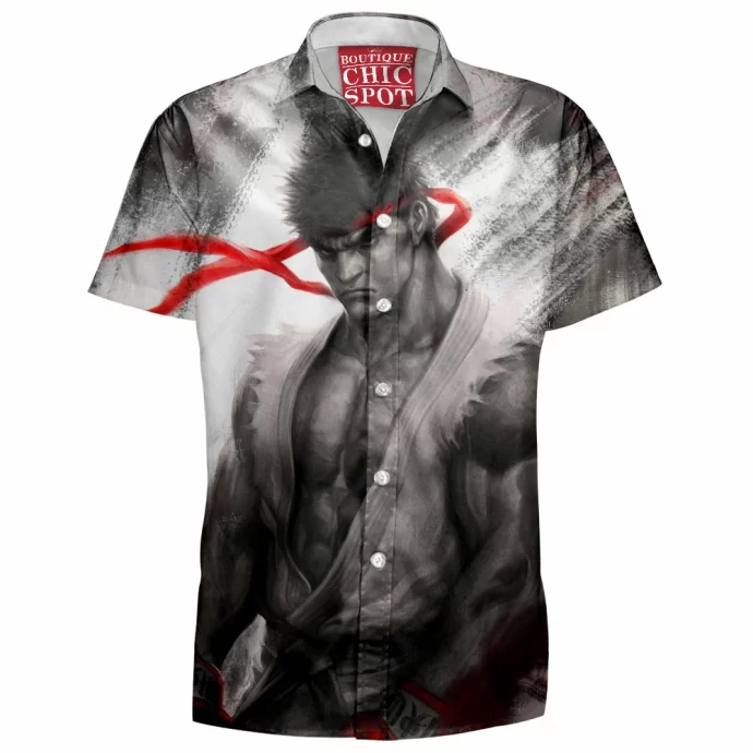 Ryu Street Fighter Hawaiian Shirt