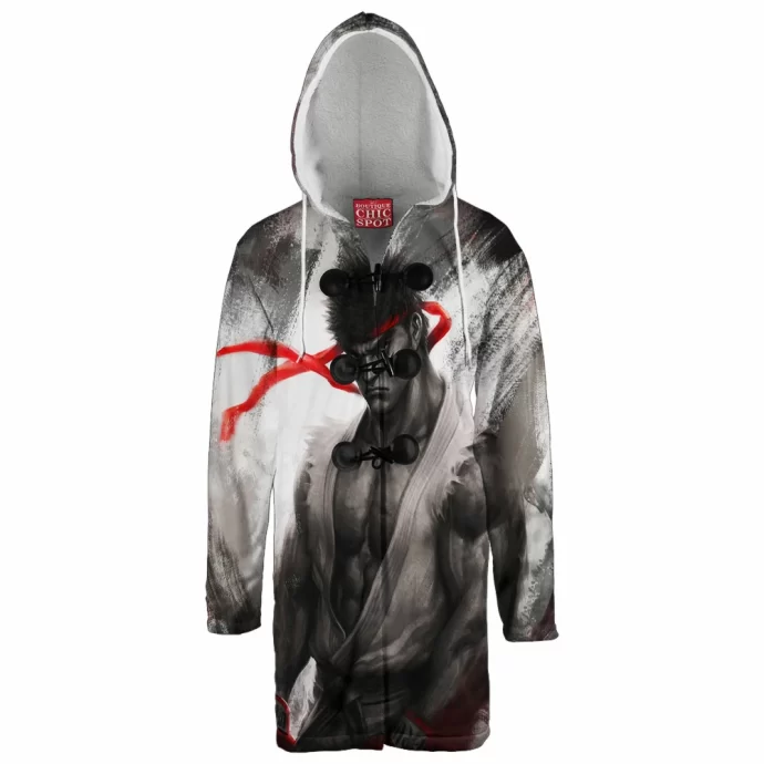 Ryu Street Fighter Hooded Cloak Coat