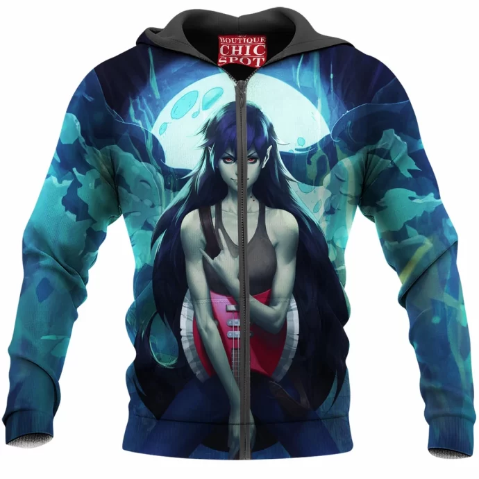 Marceline Adventure Time Zip Hoodie