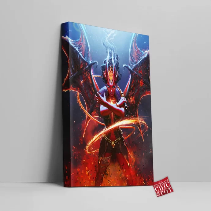 Queen Of Pain Canvas Wall Art