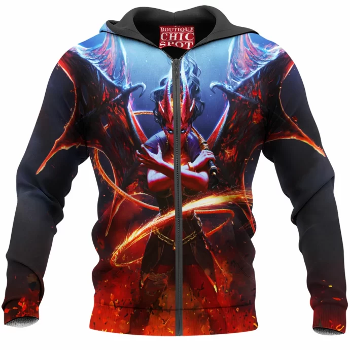 Queen Of Pain Zip Hoodie