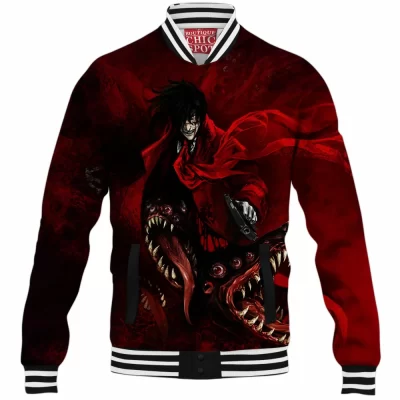Anime Baseball-Jacket, Alucard Baseball-Jacket, Hellsing Baseball-Jacket