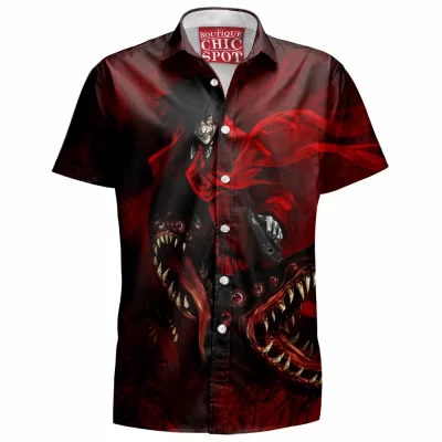 Anime Hawaiian-Shirt, Alucard Hawaiian-Shirt, Hellsing Hawaiian-Shirt