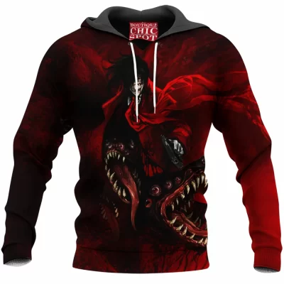 Anime Hoodie, Alucard Hoodie, Hellsing Hoodie