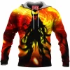 Blood And Death Fleece-Hoodie