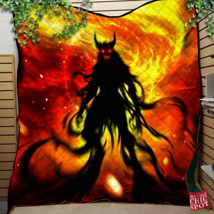 Blood And Death Quilt Blanket