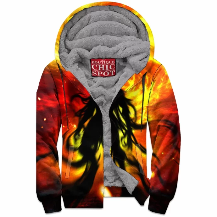 Blood And Death Zip Fleece Hoodie