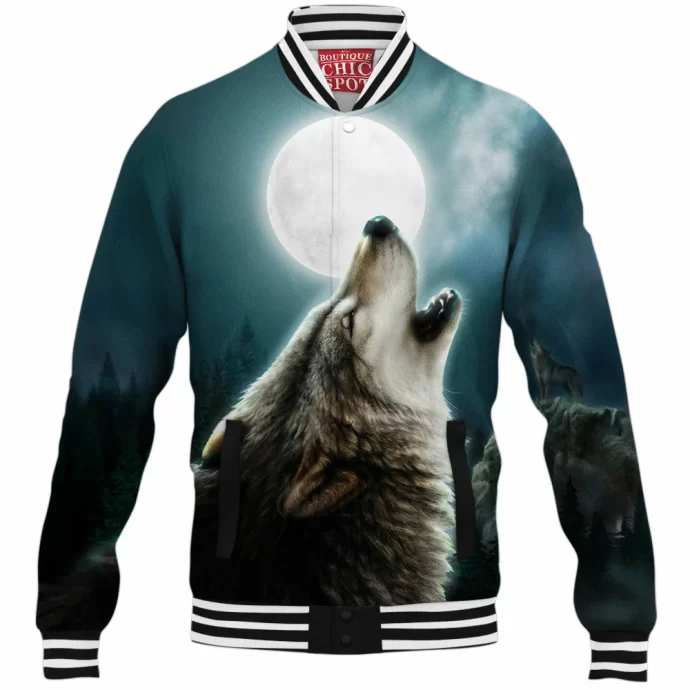 Lunar Wolf Baseball Jacket