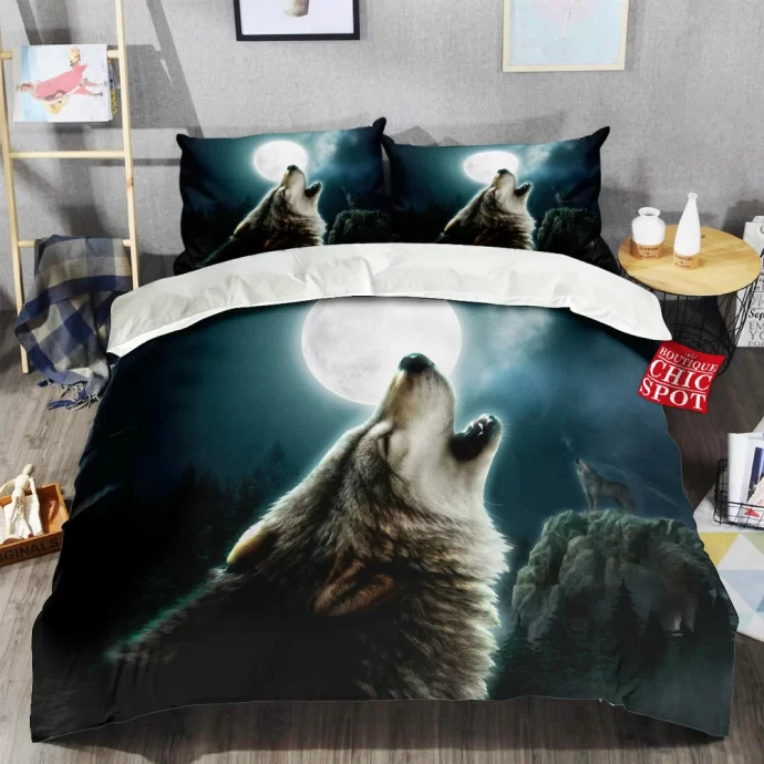 Lunar Wolf Bedding Set