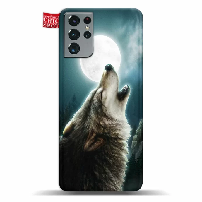 Lunar Wolf Phone Case Samsung