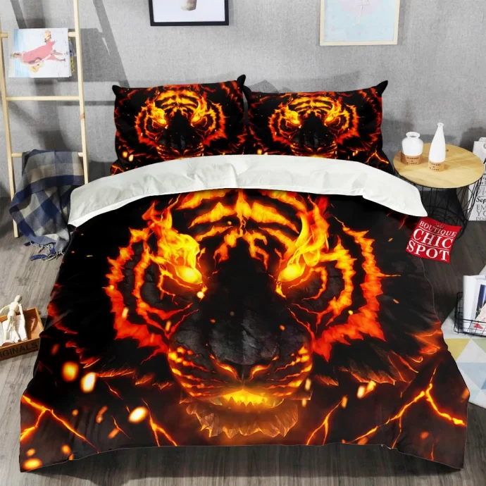 Soul Of Fire Tiger Bedding Set