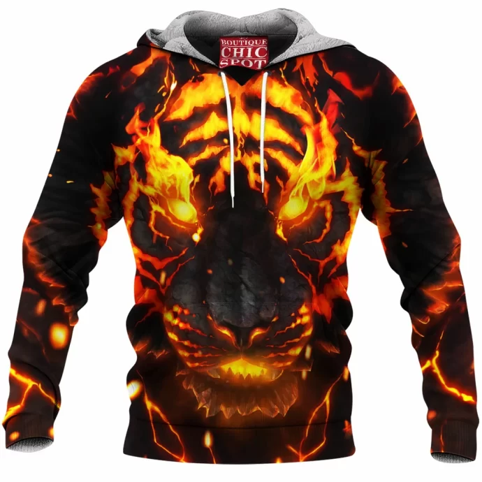 Soul Of Fire Tiger Fleece Hoodie