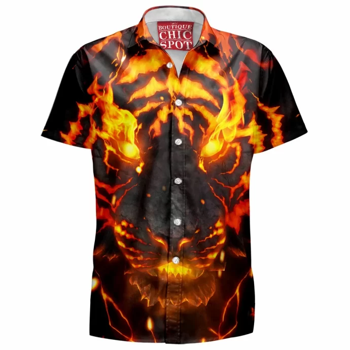 Soul Of Fire Tiger Hawaiian Shirt