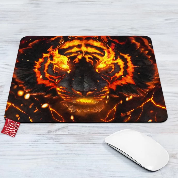 Soul Of Fire Tiger Mouse Pad