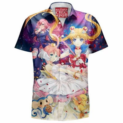 Anime Hawaiian-Shirt, Sailor Moon Hawaiian-Shirt