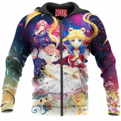 Anime Zip-Hoodie, Sailor Moon Zip-Hoodie