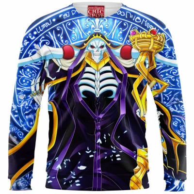 Anime Zip Sweatshirt, Overlord Zip Sweatshirt
