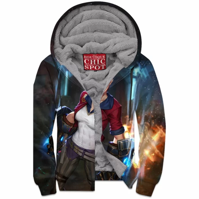 Vi Lol Zip Fleece Hoodie