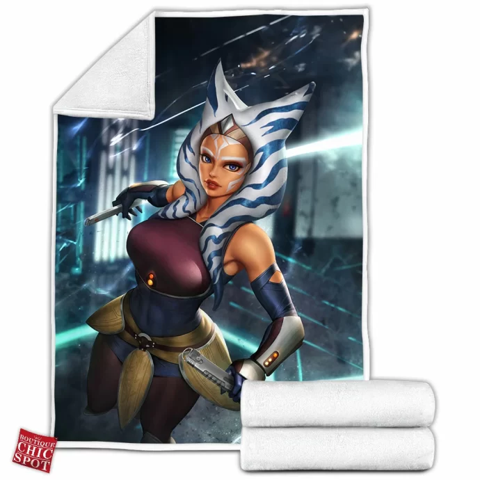 Ahsoka Tano Fleece Blanket