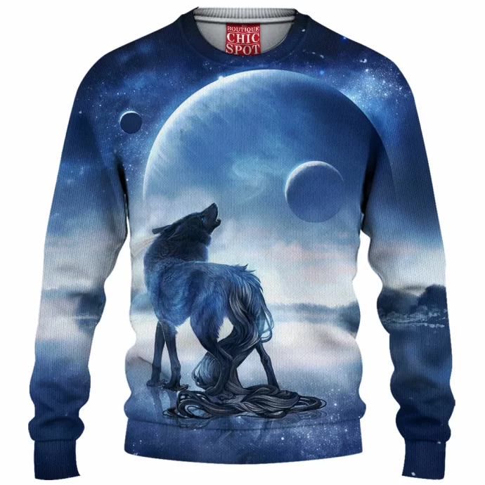 Wolf Knitted Sweater